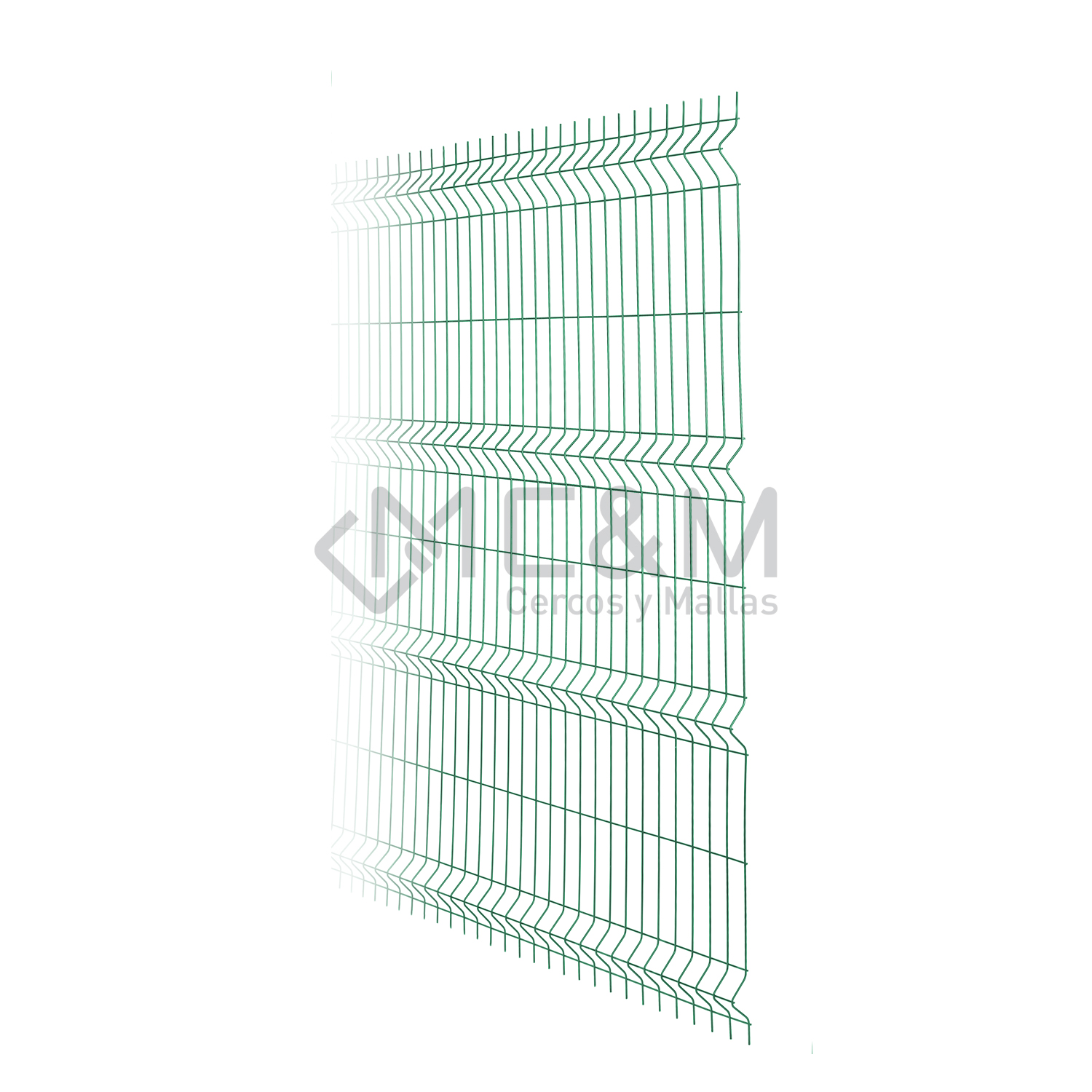 PANEL CMFOR 3D LIGHT GALV/VERDE 1.80X3.00 MTS X 3.7mm